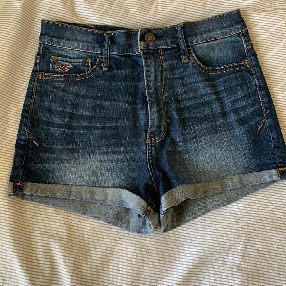 Hollister, high waisted, size 5 (w27), Jean shorts